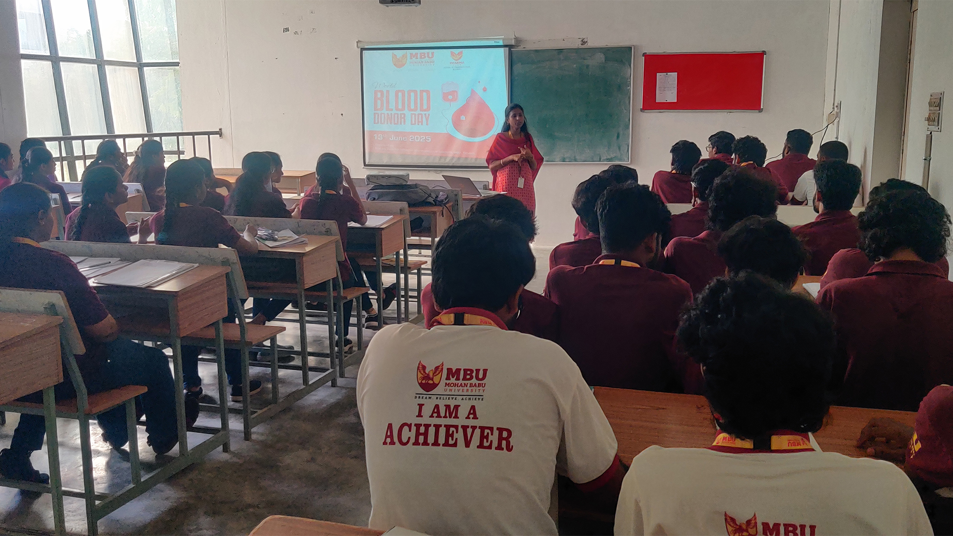 Educate, Inspire, Donate: A World Blood Donor Day Initiative at MBU