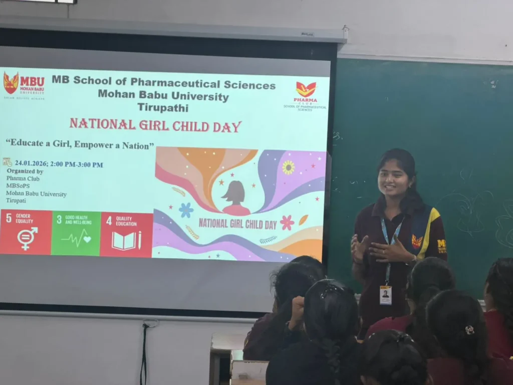 MBU Pharma Club-National Girl Child Day 2026 2